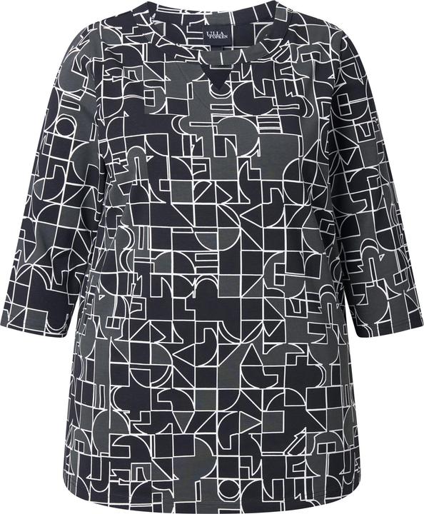 Produktbild Ulla Popken Shirt, grafischer Druck, Rundhals, 3/4-Arm (62)
