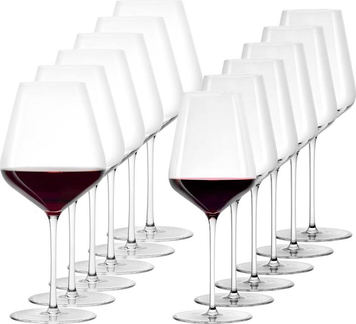 Stölzle Starlight Bordeaux- & Burgundergläser (82 cl, 12 Gläser, Rotweingläser)