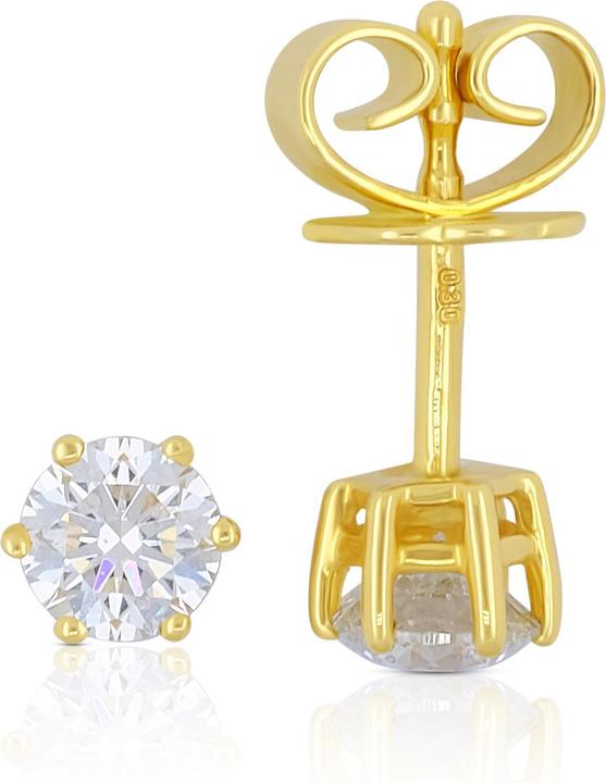 Image du produit Muau Boucles d'oreilles (750/18 K Or jaune)