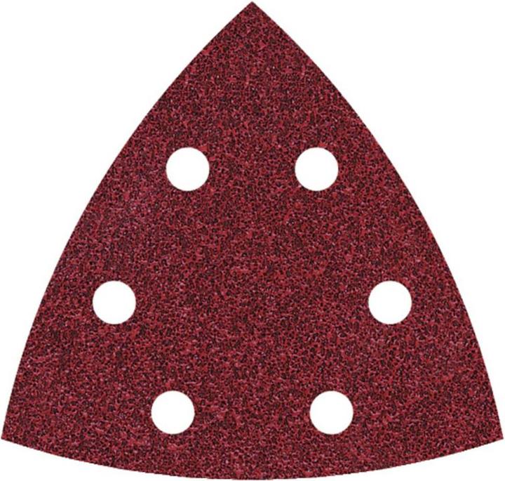 Actual product image wolfcraft 5 Adhesive sanding sheets Aluminium oxide K120 Delta 95mm (120)