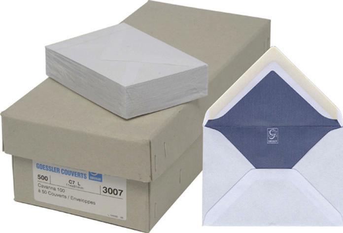 Actual product image Goessler Envelopes for business cards (C7, 500 x)
