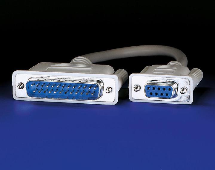 Actual product image Roline Modem cable, 9pol. BU - 25pin ST (3 m)