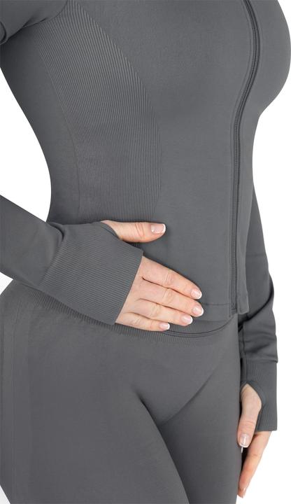 Produktbild Circle Five Damen Shaping Zipper Jacke Trainingsjacke - 9927 (L, XL)