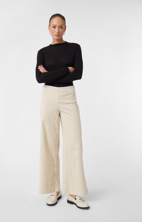 Produktbild Comma Hose Verkürzte Wide-Leg-Hose aus Cord im Relaxed Fit (32)