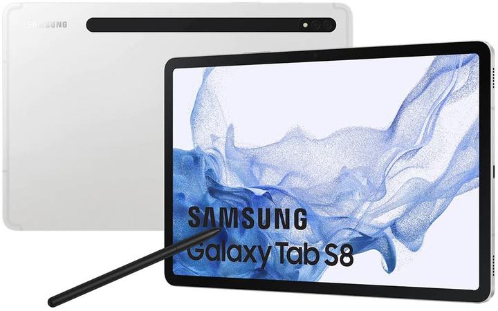 Produktbild Samsung Galaxy Tab S8 (nur WLAN, 11", 128 GB, Silver)