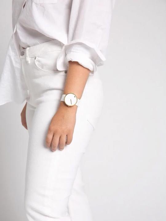 Immagine prodotto Picto 43321-0220G White Silicone Unisex 40mm 5ATM