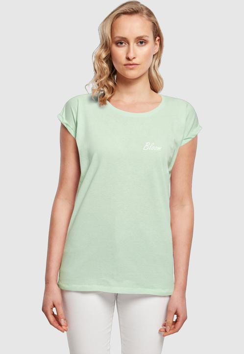 Produktbild Merchcode Ladies Flowers Bloom Extended Shoulder Tee - 113661 (XS)