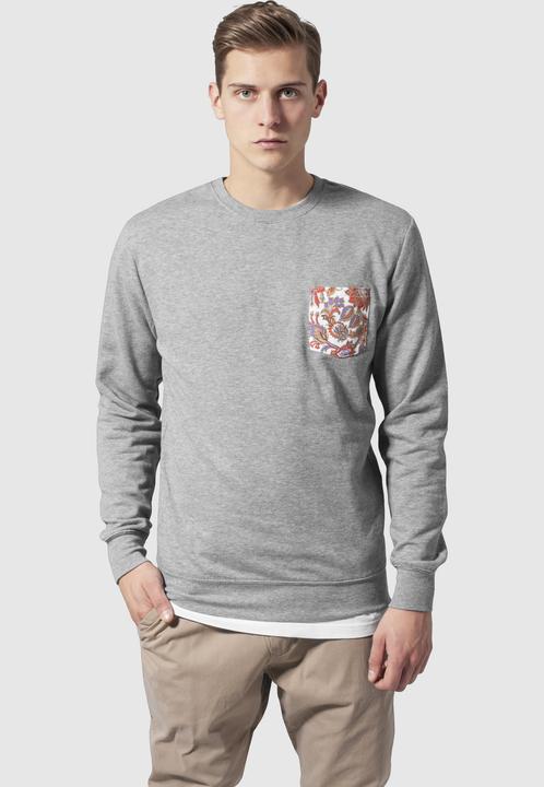 Produktbild Urban Classics Contrast Pocket Crewneck (XS)