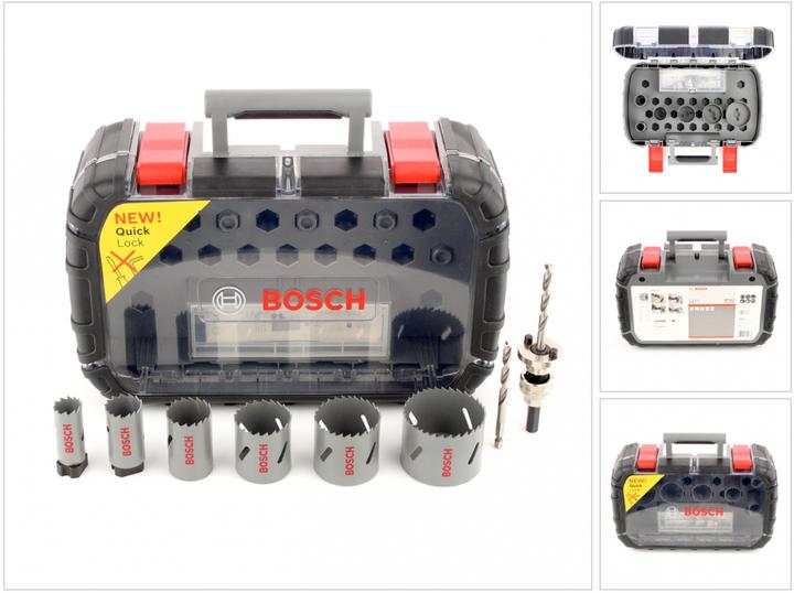 Image du produit Bosch Professional Zubehör Jeu de scies cloches bi-métal HSS (22, 29, 35, 44, 64, 51 millimètres)