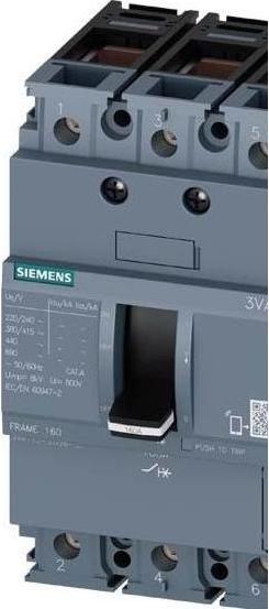 Produktbild Siemens Circuit breaker 3VA1 ICU=36kA 3pole