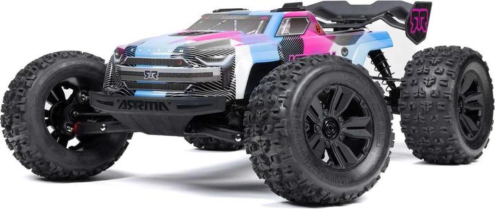 Arrma M.TRUCK KRATON BLX6S 1:8 4WD EP RTR ARA8608V6T2 Blue/Pink BRUSHLESS OHNE LadegerÃ¤t und OHNE Akku (Presque prêt à être conduite)