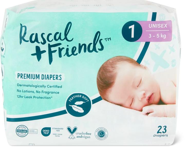 Image du produit Rascal+Friends Premium (Taille 1, Pack, 23 pcs)