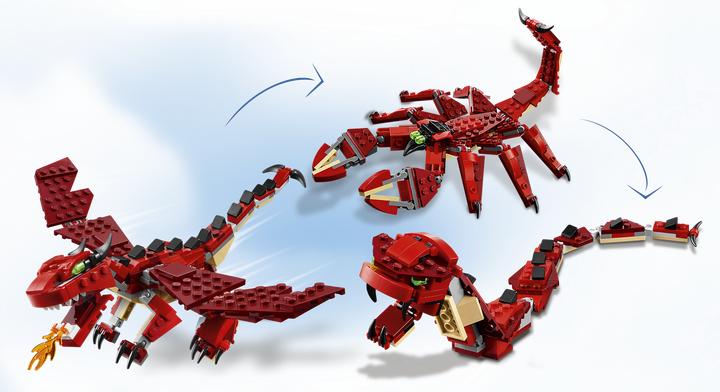 Produktbild LEGO Creator Rote Kreaturen (31032, LEGO Creator Expert)