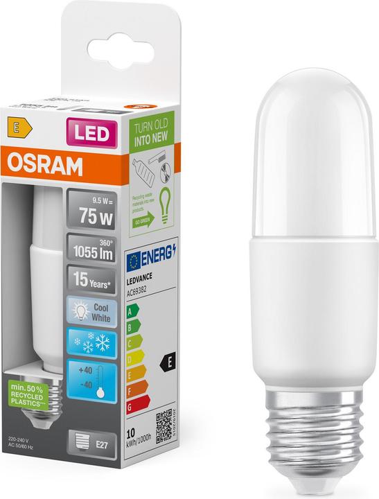 Produktbild Osram Led Star Stick (E27, 10 W, 1050 lm, 1 x, E)