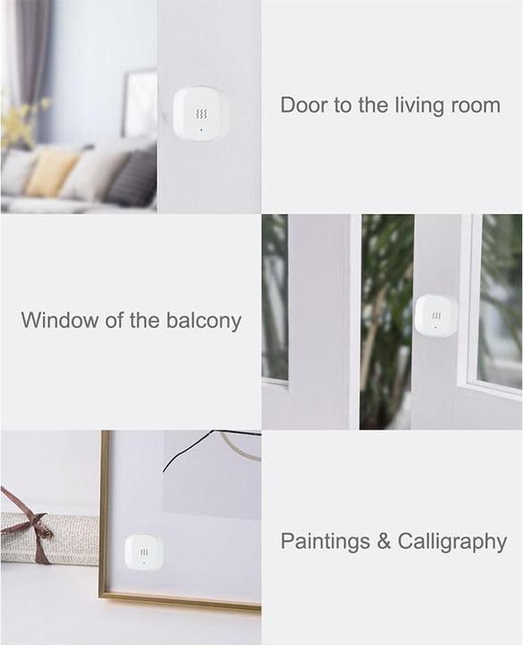 Produktbild Woox Funk-Vibrationssensor ZigBee 3.0