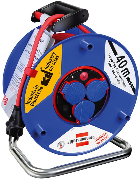 Immagine prodotto Brennenstuhl Schuko IP44 anti twist cable reel 25m (25 m)