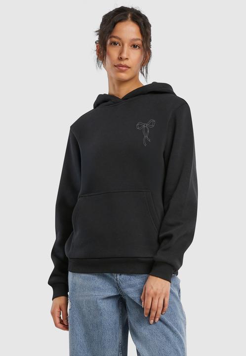 Produktbild Miss Tee Bow Oneliner Ladies Fluffy Hoody - 179949 (M, S)