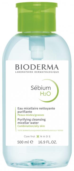 Image du produit Bioderma H2O Pompe Inversée (Eau micellaire, 500 ml)