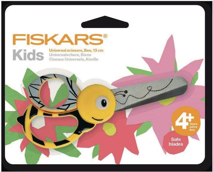 Image du produit Fiskars Ciseaux d'animaux pour les enfants abeilles (13 cm)
