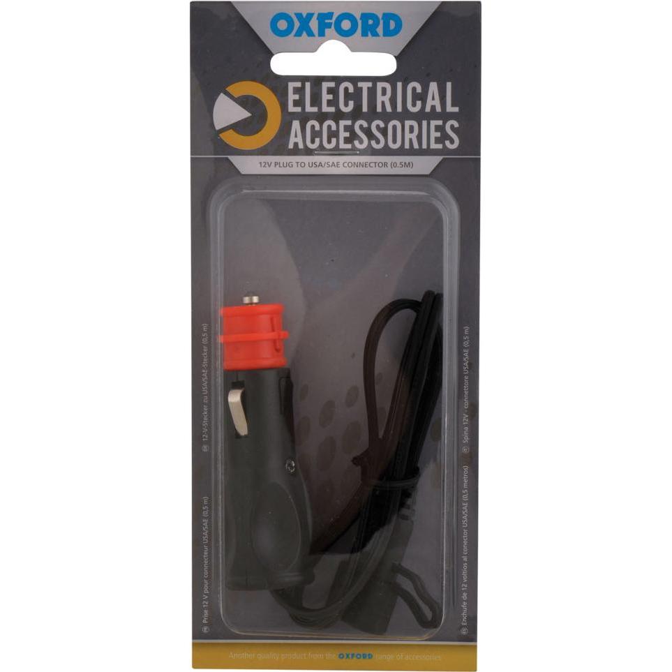 Oxford, Accessori per moto, 12Vplug to USA/SAE connector