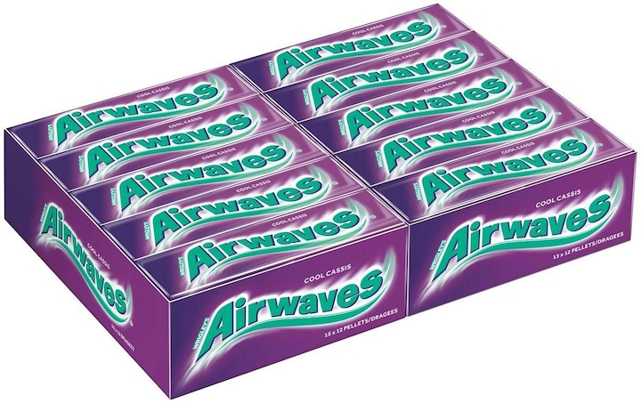 Airwaves Cool Cassis (30 pcs., 420 g)
