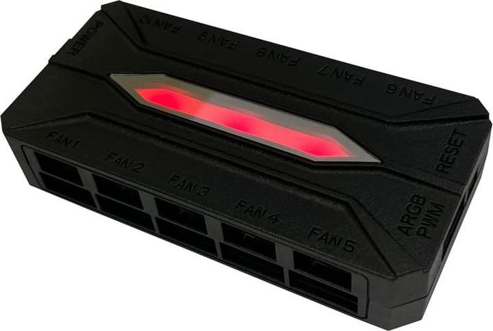 Produktbild LC-Power Geh?usel?fter 3x120mm schwarz,ARGB,4Pin PWM (120 mm)