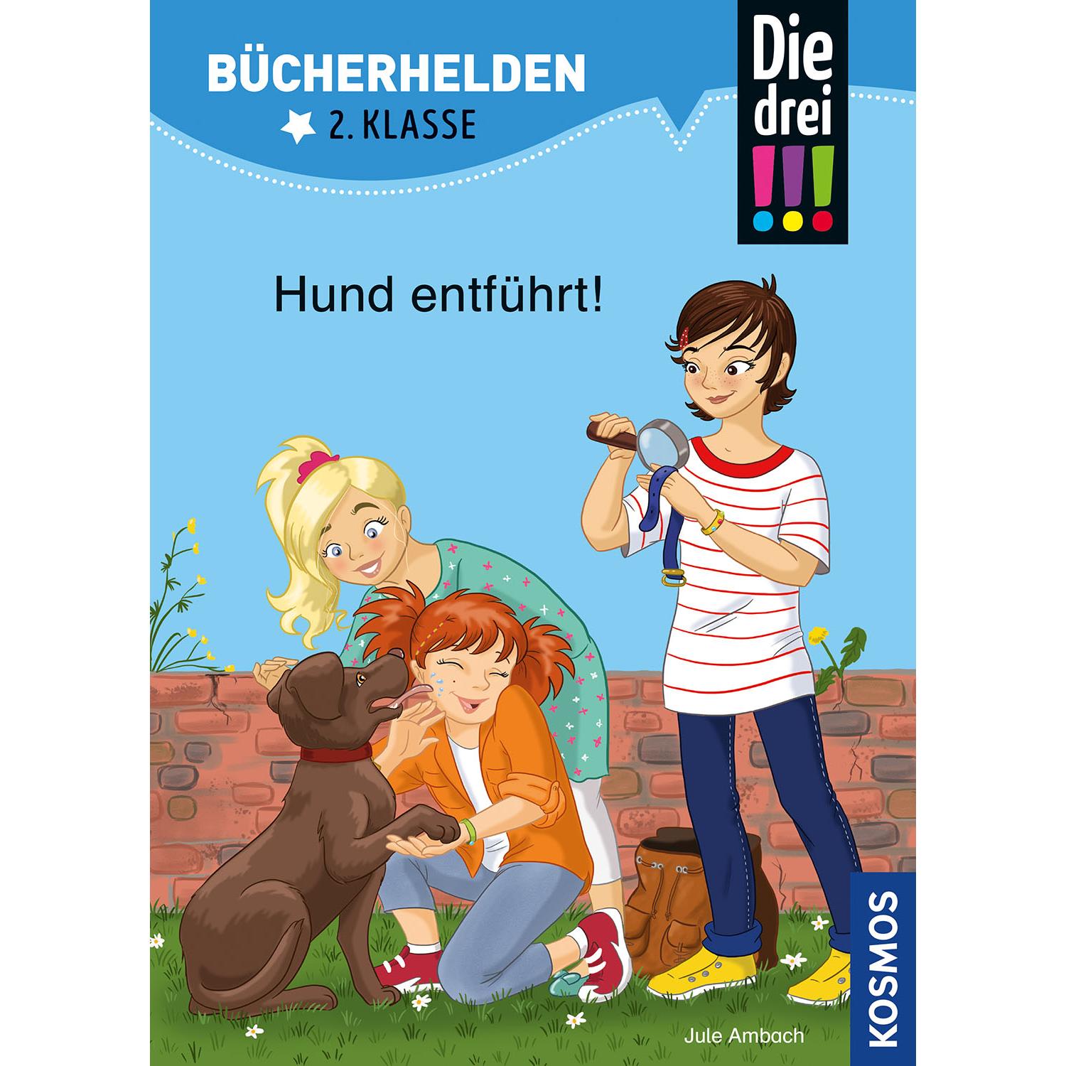 Die drei!!!, Bücherhelden 2. Klasse, Hund entführt!, Libro per bambini di Jule Ambach