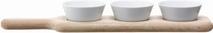 Actual product image LSA Paddle spice bowls set & base of oak L40cm