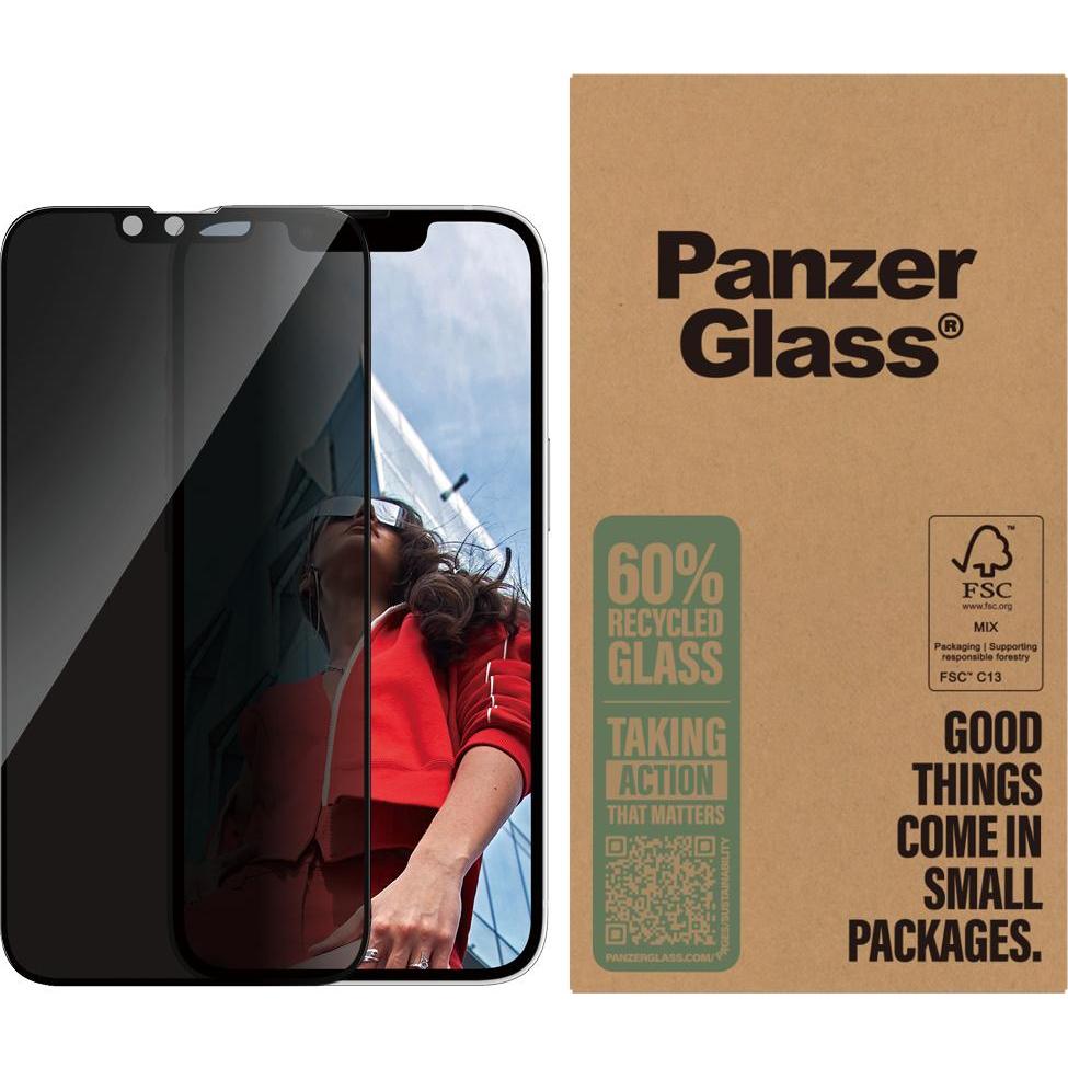 Thumbnail - PanzerGlass  Privacy Displayschutz iPhone SE (2025) 14 13 13 Pro Ultra-Wide Fit (1 Stück, Apple iPhone 14, Apple iPhone ...