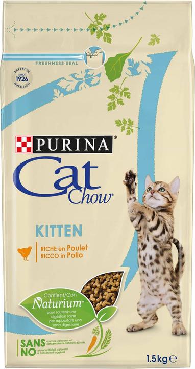 Immagine prodotto Cat Chow Kitten 1,5kg (Cucciolo + gattino, 1 pz., 1500 g)