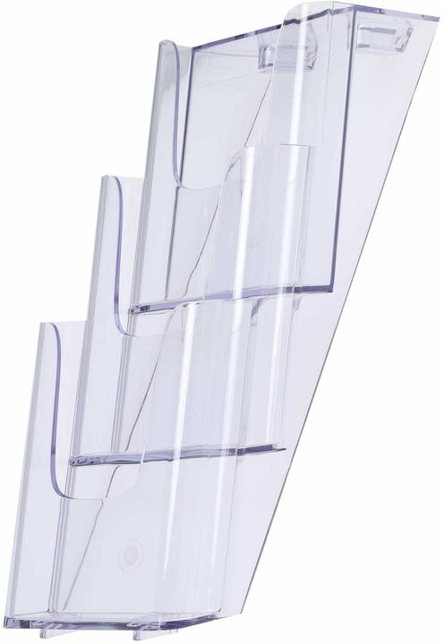 Produktbild Sigel Ice Wandprospekthalter acrylic mit 3 Fächern (A5, A6)