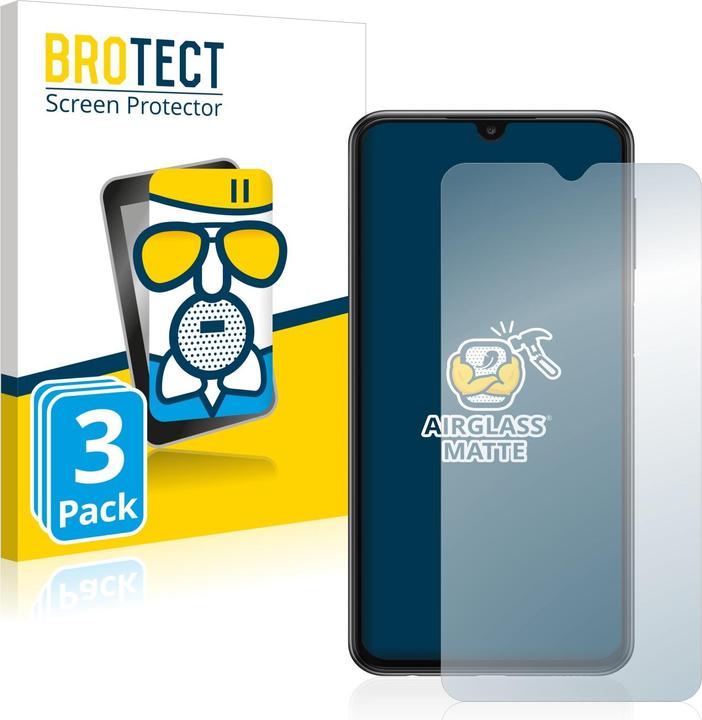 Produktbild BROTECT AirGlass Panzerglasfolie Matt (3 Stk., Samsung Galaxy A23)