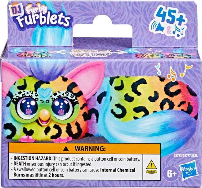 FurReal HAS FUR Interactive Plush Dj Furblets Rain Bow (11.43 cm)