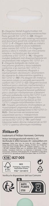 Actual product image Pelikan Biros biros Jazz® Pastel K36, 1 pc in gift box, Mint (Mint, 1x)