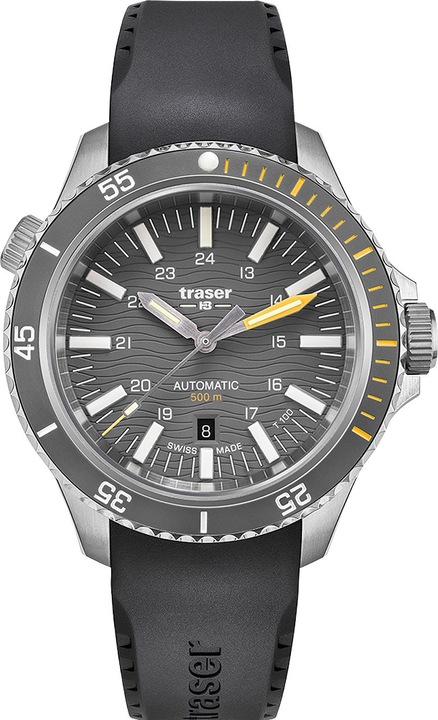 Produktbild Traser H3 110330 P67 Diver Automatik T100 Grey 46mm 50ATM (Sportuhr, 46 mm)