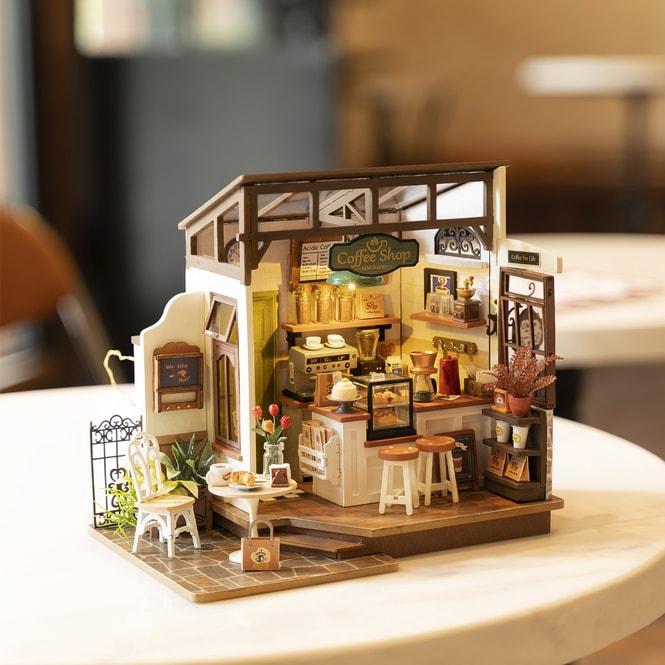 Produktbild Robotime Slow Life Café No.17 - Diorama