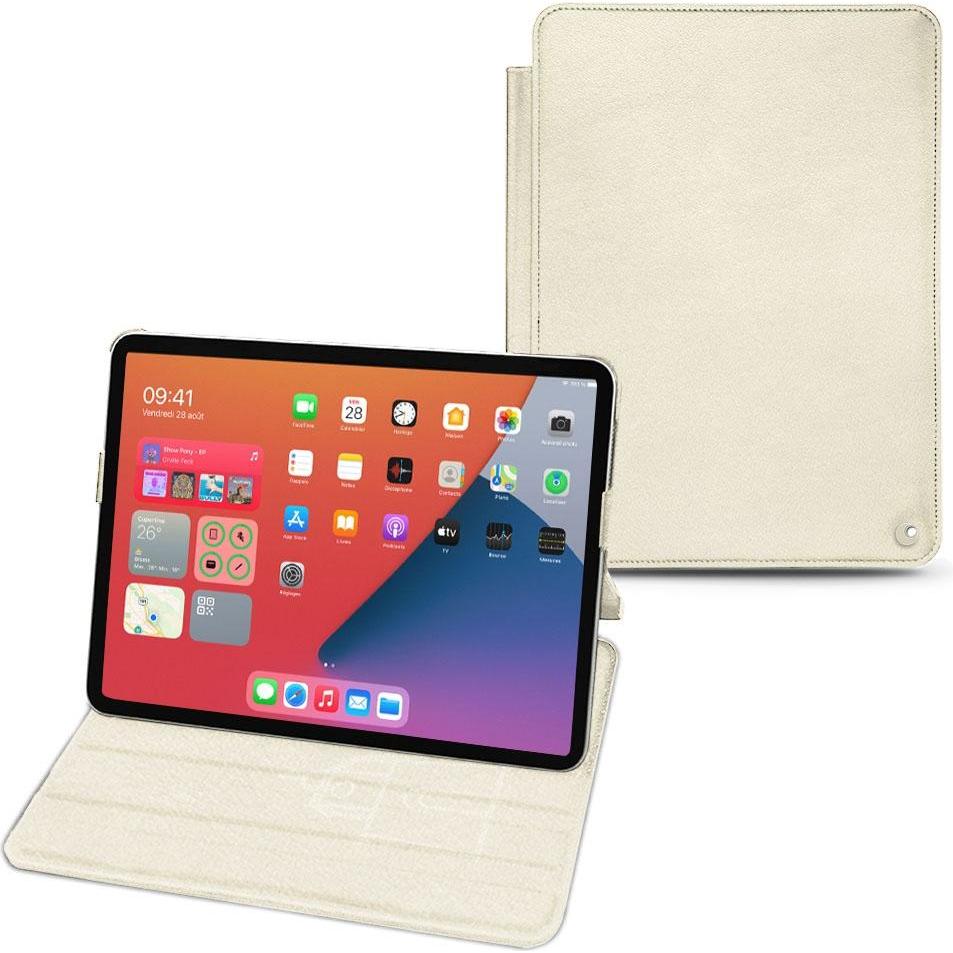 Noreve Lederschutzhülle horizontal (iPad mini 6), Tablet Hülle, Weiss