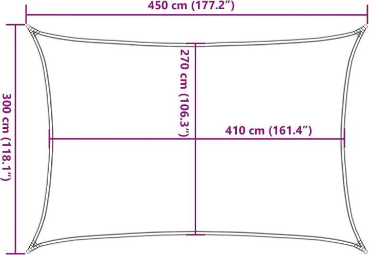 Actual product image VidaXL Alethea (300 x 450 cm)