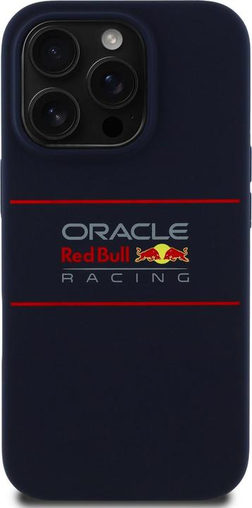 Actual product image Red Bull RBHMP14L24SIHSRV iPhone 14 Pro 6.1" hardcase navy Silicone Horizontal Logo MagSafe (Apple iPhone 14 Pro)