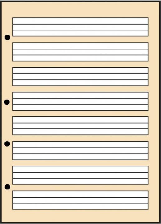 Produktbild Oxford Arbeitsblätterblock, A4, Lineatur 1 (A4, Liniert, Harter Einband)