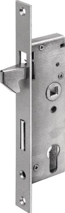 Amf Serrure pour porte coulissante à cadre tubulaire 8331 PZW Dimension de l'axe 35 mm (Cylindre profilé)