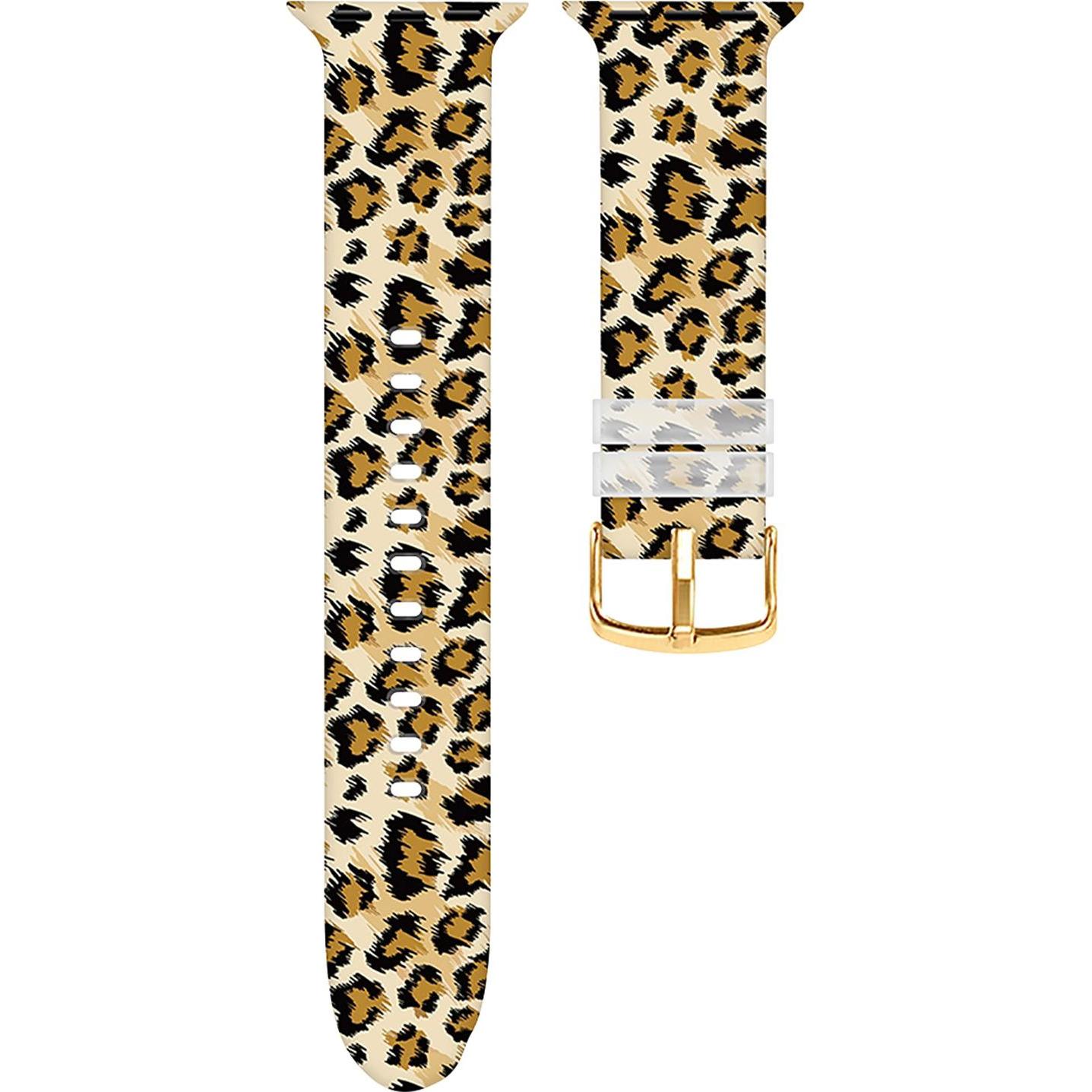 Thumbnail - Avizar Ersatzarmband (Silikon, Apple Watch Series 6, Apple Watch Series 7, Apple Watch Series 8), Uhrenarmband, Braun