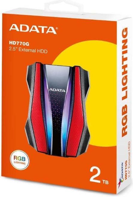 Actual product image Adata HD770G 2 TB Red (2 TB)