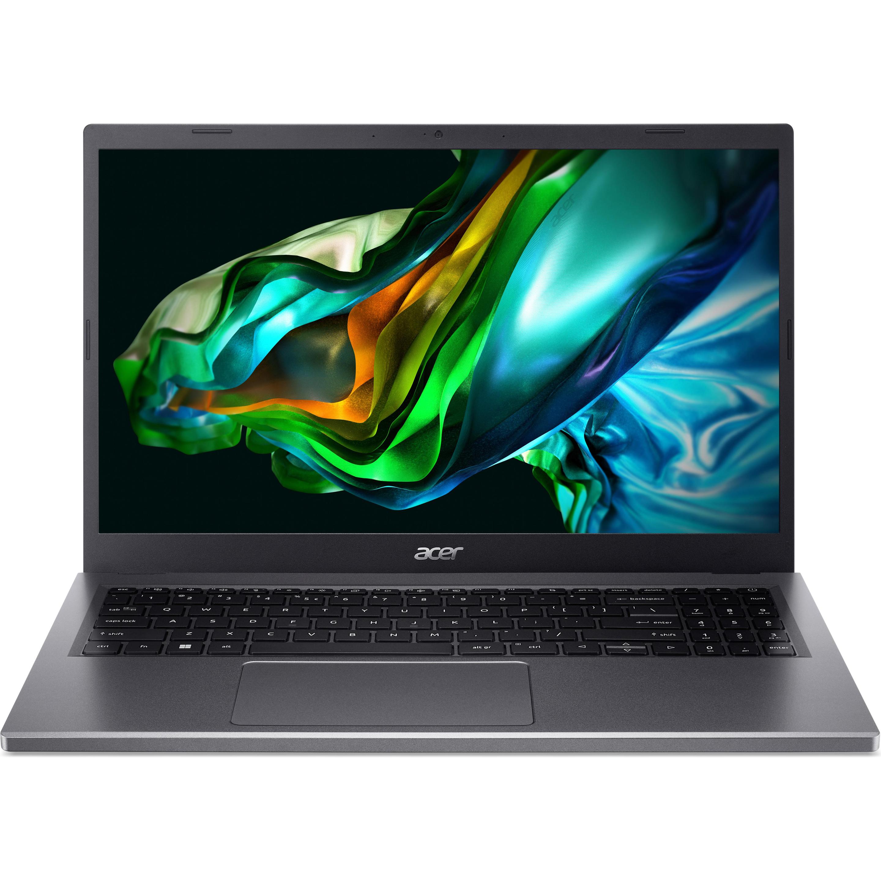 Acer Aspire 5 (15.60", 512 GB, 16 GB, DE, Intel Core i5-13420H), Notebook, Grau