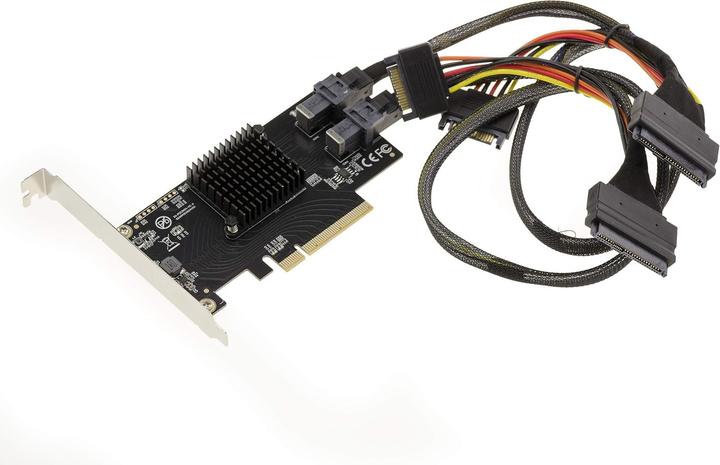Produktbild Kalea-informatique PCIe 3.1 8X-Controllerkarte für 2 U.2 NVMe SSDs mit Low High Profile Kabeln und Beugeln