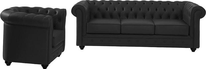 Produktbild Vente-unique Chesterfield (3-Sitzer)