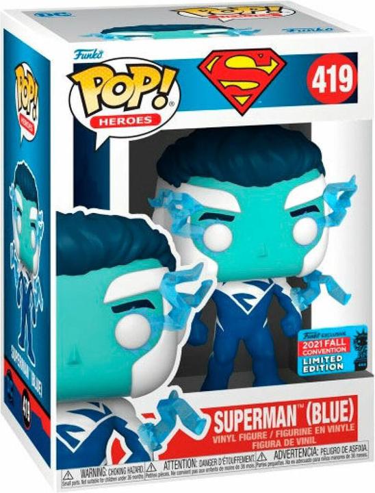 Produktbild Funko Pop! DC Comics : Superman (Blue) (419) EXM