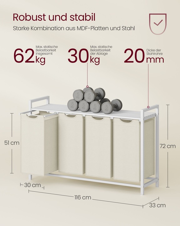 Produktbild Vasagle Laundry (160 l)