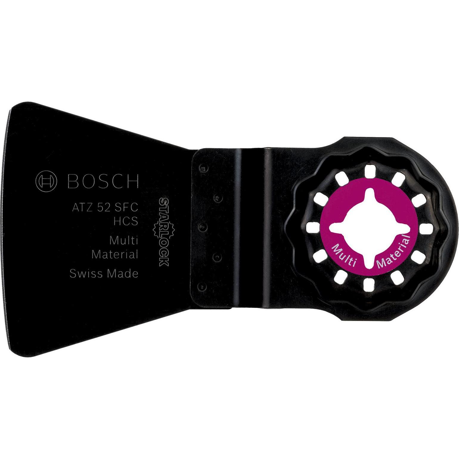 Bosch Professional Zubehör, Sägeblatt, HCS Schaber ATZ 52 SFC, flexibel, 52 x 38 mm, 10er-Pack