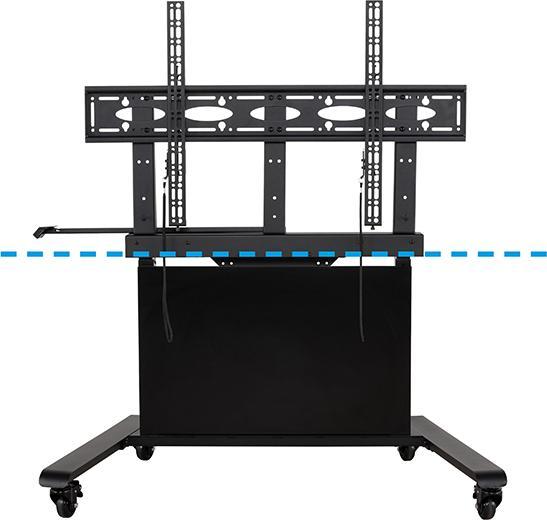 Actual product image b-tech Universal Flat Screen Trolley (100 kg, 55" - 86")